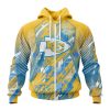 NFL Kansas City Chiefs Childhood Cancer Zip Up Hoodie