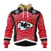 NFL Kansas City Chiefs Custom Name Number Classic Style Pullover Hoodie