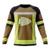 NFL Kansas City Chiefs Custom Name Number Firefighter Uniform Sweatshirt