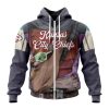 NFL Kansas City Chiefs Custom Name Number Mandalorian And Baby Yoda Zip Up Hoodie