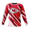 NFL Kansas City Chiefs Custom Name Number MotoCross Concept Sweatshirt