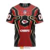 NFL Kansas City Chiefs Custom Name Number Spider Man T-Shirt