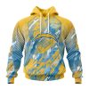 NFL Los Angeles Chargers Childhood Cancer Pullover Hoodie