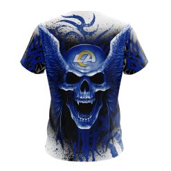 Alternative view of NFL Los Angeles Rams Special Kits With Skull T-Shirt