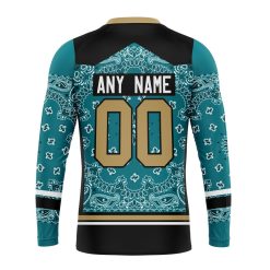 Alternative view of NFL Miami Dolphins Custom Name Number Classic Style Sweatshirt