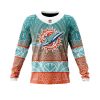 NFL Miami Dolphins Custom Name Number Native With Samoa Culture Sweatshirt