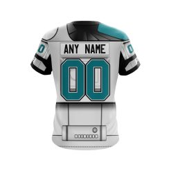 Alternative view of NFL Miami Dolphins Custom Name Number Star Wars T-Shirt