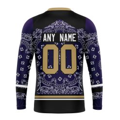 Alternative view of NFL Minnesota Vikings Custom Name Number Classic Style Sweatshirt