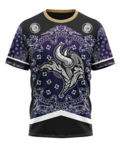 NFL Minnesota Vikings Custom Name Number Classic Style T-Shirt