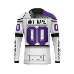 Alternative view of NFL Minnesota Vikings Custom Name Number Star Wars Sweatshirt