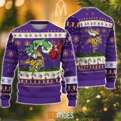 NFL Minnesota Vikings Grinch’s Hand Ugly Christmas Sweater