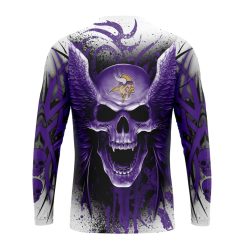 Alternative view of NFL Minnesota Vikings Special Kits With Skull Sweatshirt