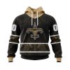 NFL New Orleans Saints Custom Name Number Native With Samoa Culture Pullover Hoodie