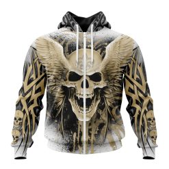 NFL New Orleans Saints Special Kits With Skull Zip Up Hoodie