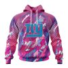 NFL New York Giants Breast Cancer Pullover Hoodie