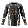 NFL New York Giants Custom Name Number Camo Hunting Sweatshirt