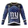 NFL New York Giants Custom Name Number Classic Style Sweatshirt