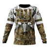NFL New York Giants Custom Name Number Deer Skull And Forest Sweatshirt