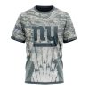 NFL New York Giants Custom Name Number Honor US Air Force Veterans T-Shirt