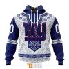 NFL New York Giants Custom Name Number Native Pattern Pullover Hoodie