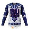 NFL New York Giants Custom Name Number Native Pattern Sweatshirt