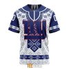 NFL New York Giants Custom Name Number Native Pattern T-Shirt