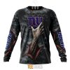 NFL New York Giants Halloween Horror Skull Sweatshirt