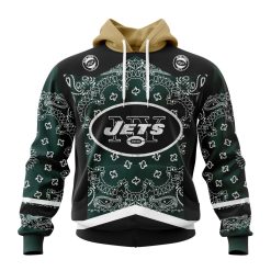 NFL New York Jets Custom Name Number Classic Style Pullover Hoodie