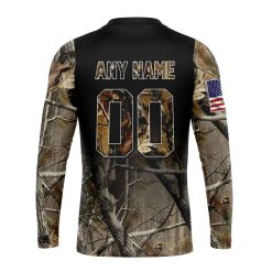 Alternative view of NFL New York Jets Custom Name Number Special Camo Realtree Sweatshirt