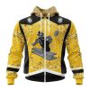 NFL Pittsburgh Steelers Custom Name Number Classic Style Zip Up Hoodie