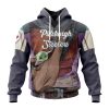 NFL Pittsburgh Steelers Custom Name Number Mandalorian And Baby Yoda Pullover Hoodie