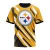 NFL Pittsburgh Steelers Custom Name Number MotoCross Concept T-Shirt