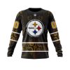 NFL Pittsburgh Steelers Custom Name Number Native With Samoa Culture Sweatshirt