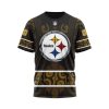 NFL Pittsburgh Steelers Custom Name Number Native With Samoa Culture T-Shirt