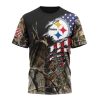 NFL Pittsburgh Steelers Custom Name Number Special Camo Realtree T-Shirt