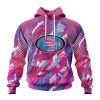 NFL San Francisco 49ers Breast Cancer Pullover Hoodie