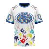 NFL San Francisco 49ers Custom Name Number Autism Awareness Hands T-Shirt