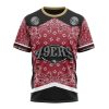 NFL San Francisco 49ers Custom Name Number Classic Style T-Shirt