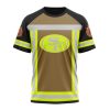 NFL San Francisco 49ers Custom Name Number Firefighter Uniform T-Shirt
