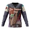 NFL San Francisco 49ers Custom Name Number Mandalorian And Baby Yoda Sweatshirt