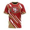 NFL San Francisco 49ers Custom Name Number MotoCross Concept T-Shirt