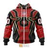 NFL San Francisco 49ers Custom Name Number Spider Man Zip Up Hoodie