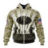 NFL San Francisco 49ers Custom Name Number Veterans And Families Zip Up Hoodie