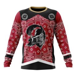 NFL Tampa Bay Buccaneers Custom Name Number Classic Style Sweatshirt