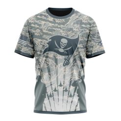 NFL Tampa Bay Buccaneers Custom Name Number Honor US Air Force Veterans T-Shirt