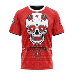 NFL Tampa Bay Buccaneers Custom Name Number Kits For Dia De Muertos T-Shirt