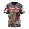 NFL Tampa Bay Buccaneers Custom Name Number Mandalorian And Baby Yoda T-Shirt