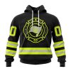 NFL Tampa Bay Buccaneers Custom Name Number Special FireFighter Uniform Pullover Hoodie