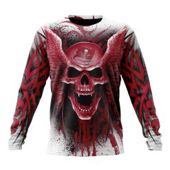 NFL Tampa Bay Buccaneers Custom Name Number Special Kits With Skull Sweatshirt