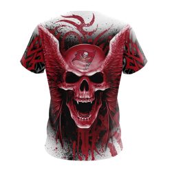 Alternative view of NFL Tampa Bay Buccaneers Custom Name Number Special Kits With Skull T-Shirt